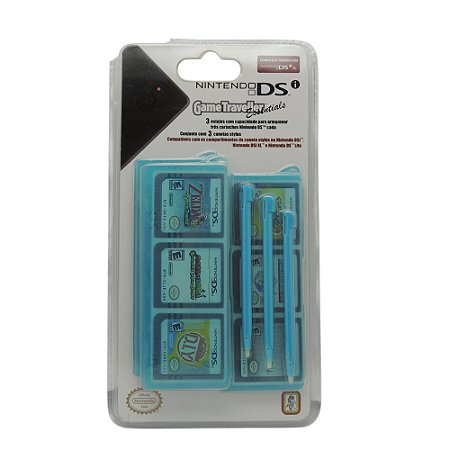 Case para Cartuchos e Kit de Canetas Nintendo DS