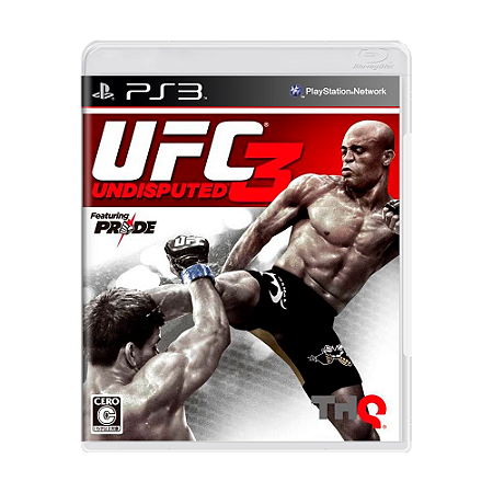Jogo UFC Undisputed 3 - PS3 (JAPONÊS)