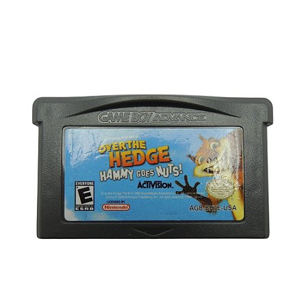 Jogo DreamWorks Over the Hedge: Hammy Goes Nuts - GBA