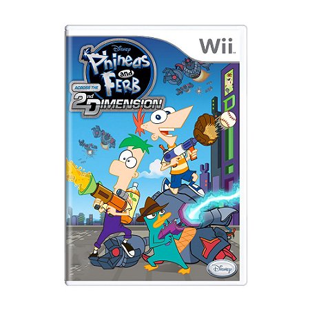 Jogo Phineas and Ferb: Across the 2nd Dimension - Wii