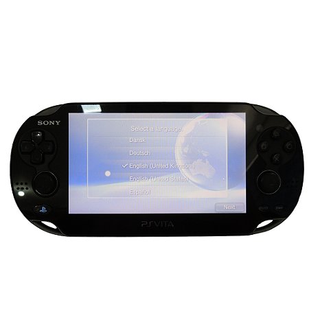 Console PlayStation Vita - Sony (Manchas na Tela - Avarias na carcaça)