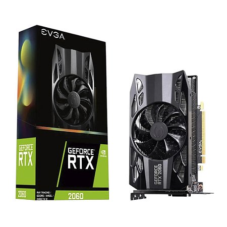 Placa de Vídeo GeForce RTX 2060 SC Gaming, 6GB, GDDR6 192-bits - EVGA