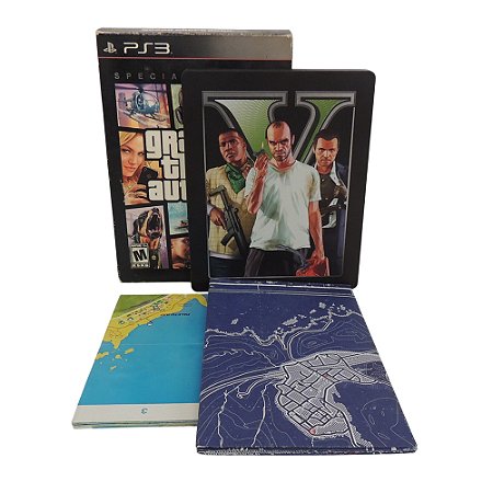 Jogo Grand Theft Auto V (GTA 5) - PS3 (Special Edition)