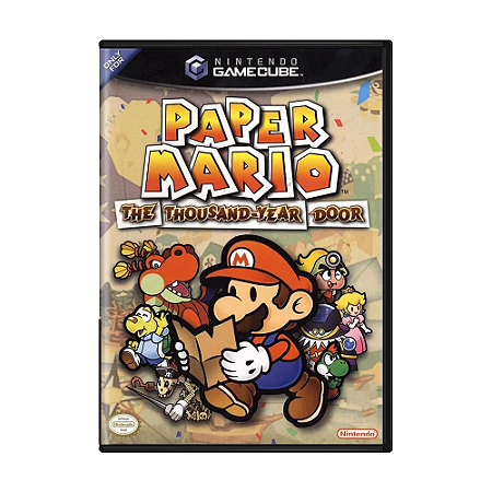 Jogo Paper Mario: The Thousand-Year Door - GameCube (Player's Choice)