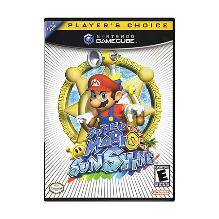 Jogo Super Mario Sunshine - GameCube (Player's Choice)