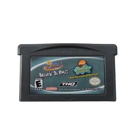 Jogo 2 Games in 1 Double Pack: SpongeBob SquarePants / Fairly OddParents - GBA
