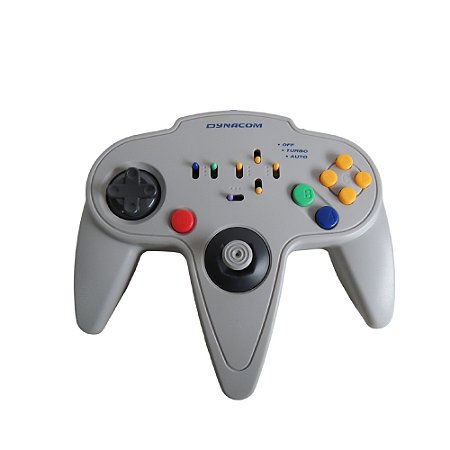 Controle Nintendo 64 Cinza - Dynacom