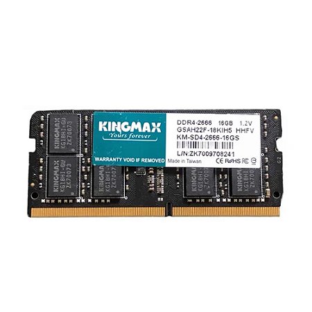 Memória Ram de Notebook 16GB DDR4 2666MHz - KingMax