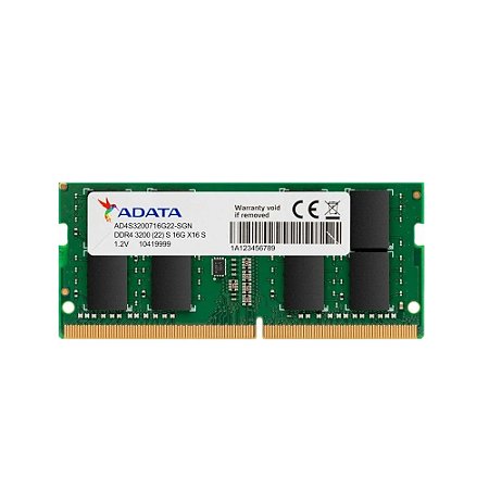 Memória Ram de Notebook 16GB DDR4 3200MHz - Adata