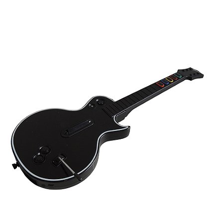 Guitarra Gibson Les Paul Wireless Controller, Preta - Xbox 360 (LEIA A DESCRIÇÃO)