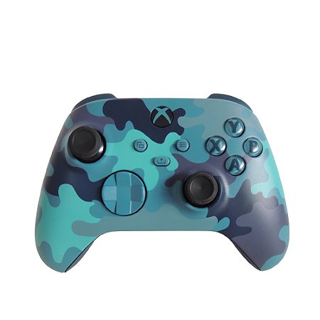 Controle Microsoft sem fio Mineral Camo - Xbox Series S/X e Xbox One
