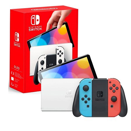 Console Nintendo Switch OLED Azul/Vermelho - Nintendo