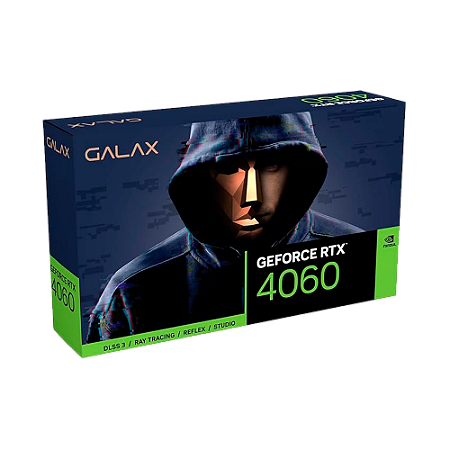 Placa de Vídeo Nvidia Geforce RTX 4060 Eagle 1-Click OC, 8GB, GDDR6 128-bits - Galax