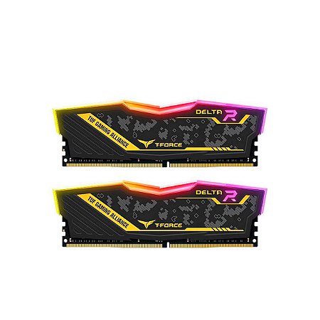 Kit Memória Ram Tuf Gaming Alliance Delta RGB 16GB(2X8GB) DDR4 3200MHz - T-Force