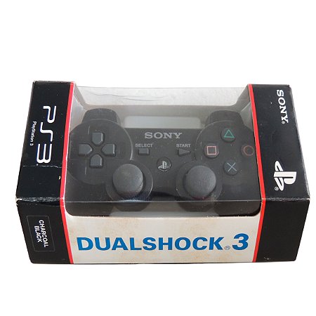 Controle Sony Dualshock 3 Preto - PS3 (Na caixa)