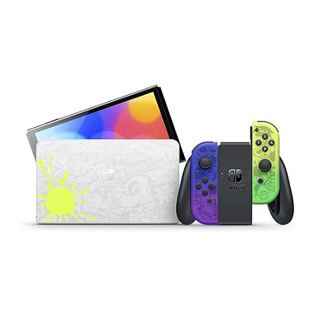 Console Nintendo Switch Oled (Splatoon 3 Edition) - Nintendo (Desbloqueado)