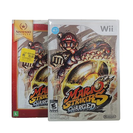 Jogo Mario Strikers Charged - Wii (Nintendo Selects)