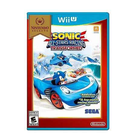 Jogo Sonic & All-Stars Racing Transformed - Wii U (Nintendo Selects)