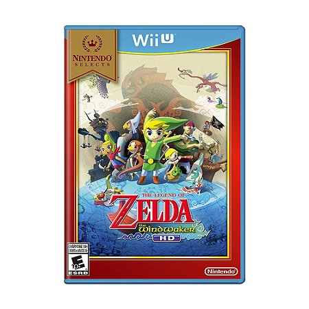 Jogo The Legend of Zelda: The Wind Waker HD - Wii U (Nintendo Selects)