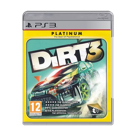 Jogo Dirt 3 - PS3 (Platinum)