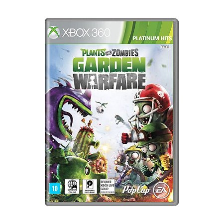 Jogo Plants Vs. Zombies: Garden Warfare - Xbox 360 (Servidores Inativos, Platinum Hits)