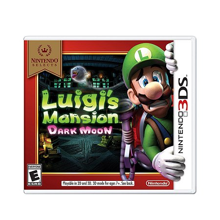 Jogo Luigi's Mansion: Dark Moon - 3DS (Nintendo Selects)