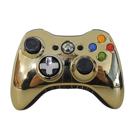 Controle Microsoft Dourado Sem Fio (Edição Star Wars) - Xbox 360