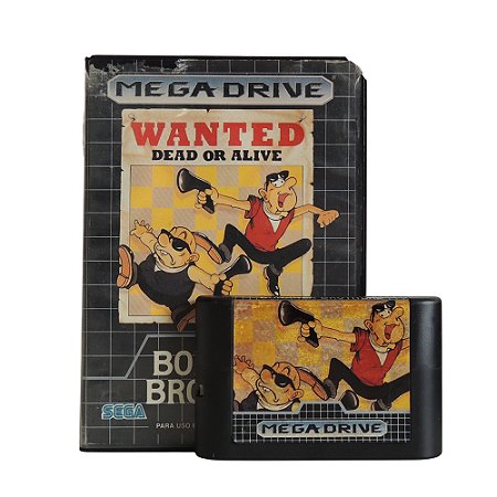 Jogo Bananza Brothers - Mega Drive