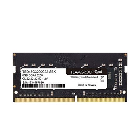 Memória Ram de Notebook TED48G3200C22-SBK 8GB DDR4 3200MHz - TeamGroup