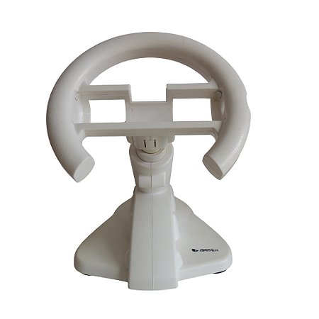 Volante Branco LeaderShip Gamer - Nintendo Wii