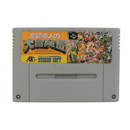 Jogo Super Adventure Island - Snes (Japonês)