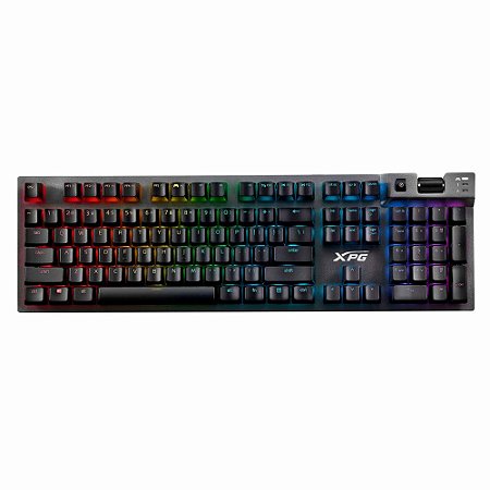 Teclado Gamer Mecânico Xpg Summoner Preto RGB Cherry Mx Speed Silver