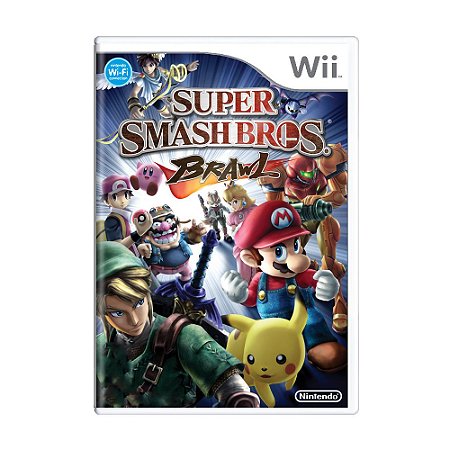 Jogo Super Smash Bros: Brawl - Wii (Lacrado)