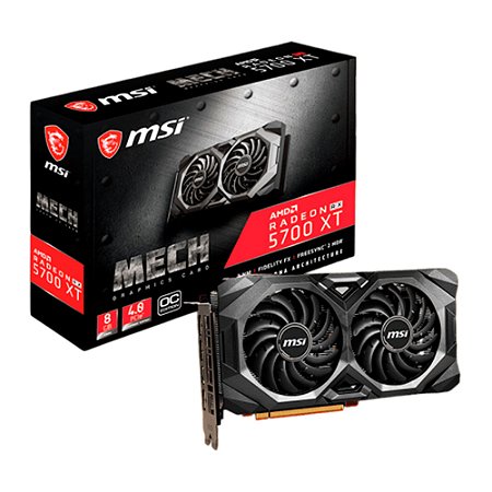 Placa de Vídeo Mech Graphics Card AMD Radeon RX 5700 XT, 8GB, GDDR6 256-bits - MSI