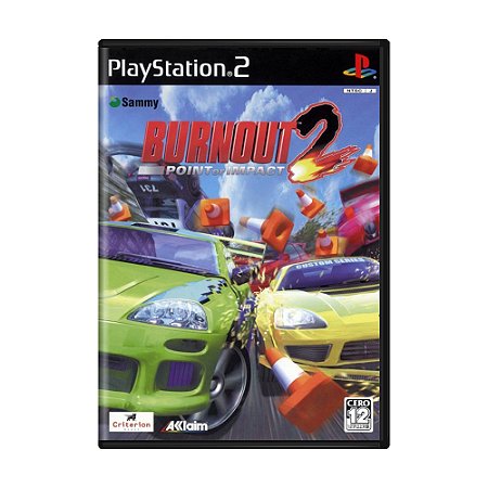 Jogo Burnout 2: Point of Impact - PS2 (Japonês)