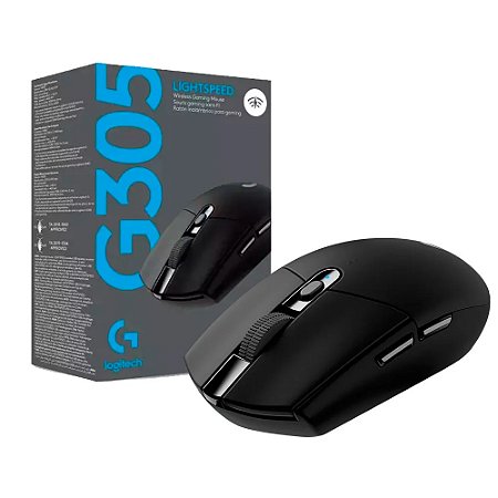 Mouse Gamer Sem Fio G305 LIGHTSPEED Preto - Logitech