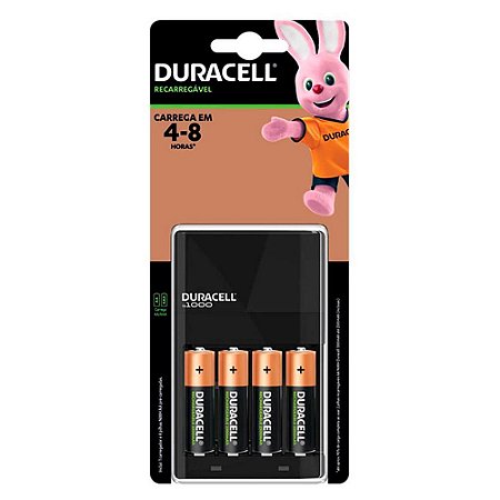 Carregador De Pilhas Recarregável AA/AAA Com 4 Pilhas AA - Duracell