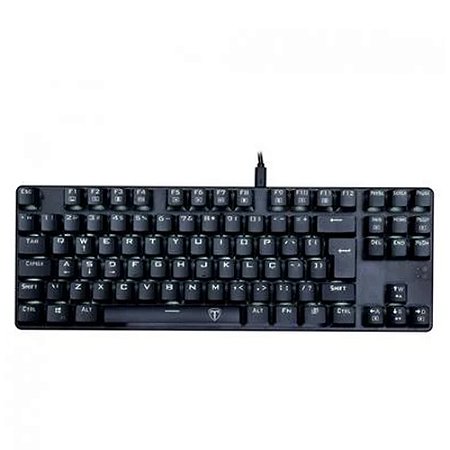 Teclado Mecânico Gamer Bora Single, Led White, Switch Blue, ABNT 2 - T-Dagger