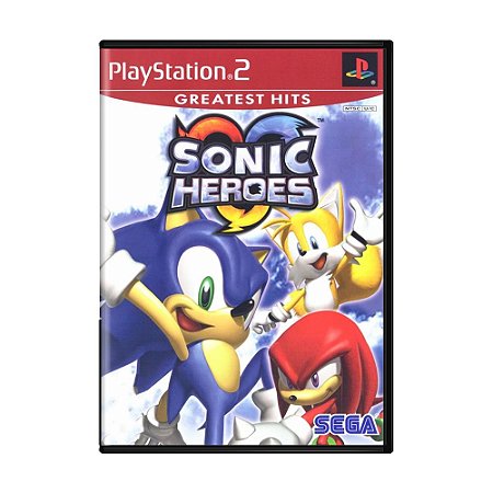Jogo Sonic Heroes - PS2 (Greatest Hits)