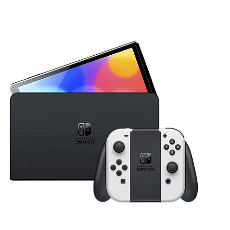 Console Nintendo Switch OLED Branco/Preto - Nintendo
