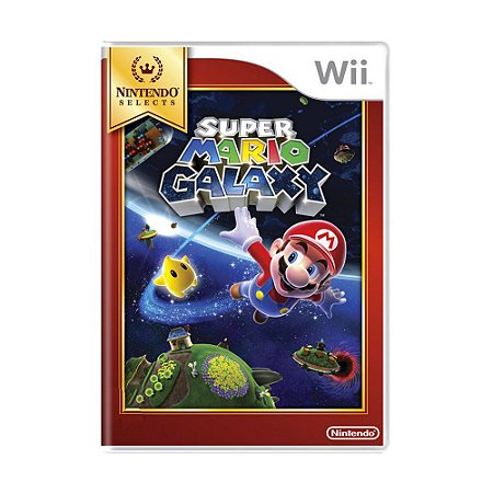 Jogo Super Mario Galaxy - Wii (Nintendo Selects, Europeu)
