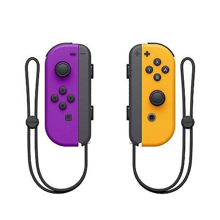 Controle Nintendo Joy-Con (Direito e Esquerdo) Roxo e Laranja - Switch