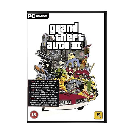 Jogo Grand Theft Auto III (GTA 3) - PC
