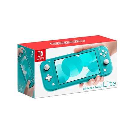 Console Nintendo Switch Lite Azul Turquesa - Nintendo