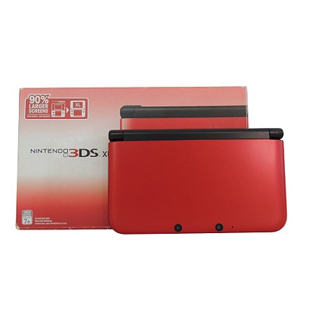 Console Nintendo 3DS XL Vermelho - Nintendo (Desbloqueado)