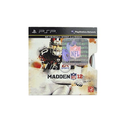 Jogo Madden NFL 12 - PSP (Capa Dura)