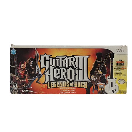 Guitarra Gibson Wireless Branca (Guitar Hero III: Legends Of Rock) - Wii