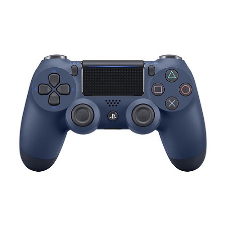 Controle Sony Dualshock 4 Midnight Blue sem fio (Com LED frontal) - PS4