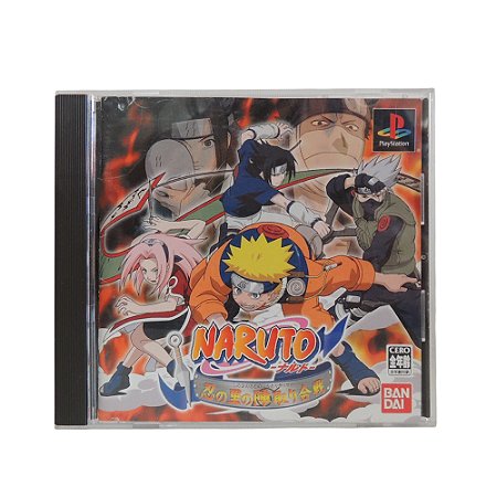 Jogo Naruto: Shinobi no Sato no Jintori Kassen - PS1 (Japonês)