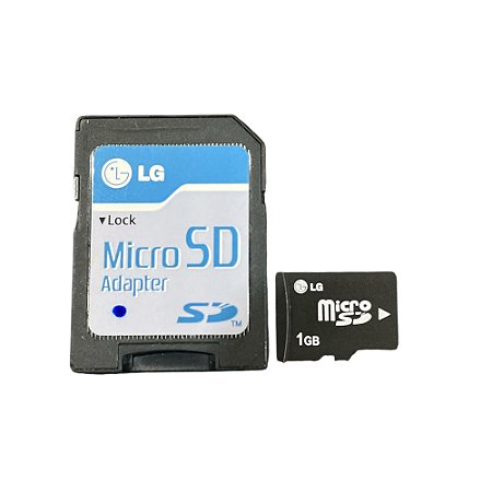 Cartão de Memória Micro SD 1GB - LG